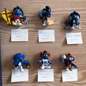 Smurfs Historical Figure Lot